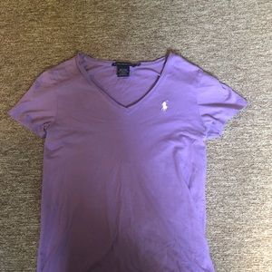 Polo v-neck short sleeve